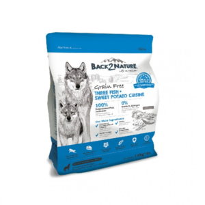 Back2nature 1.8kg Grain Free Three Fish & Sweet Potato Recipe Small Bites Dry Dog Food